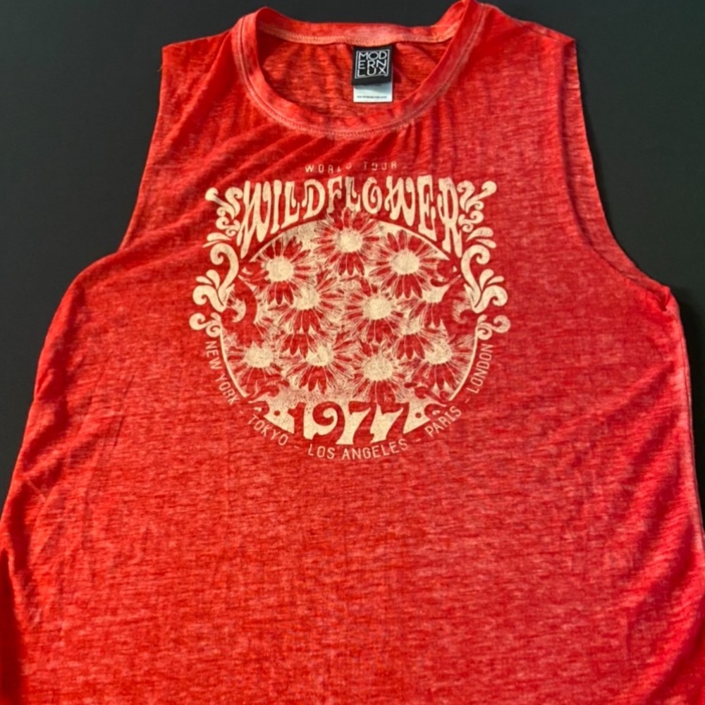 Wild Flower 1977 Summer Tank top